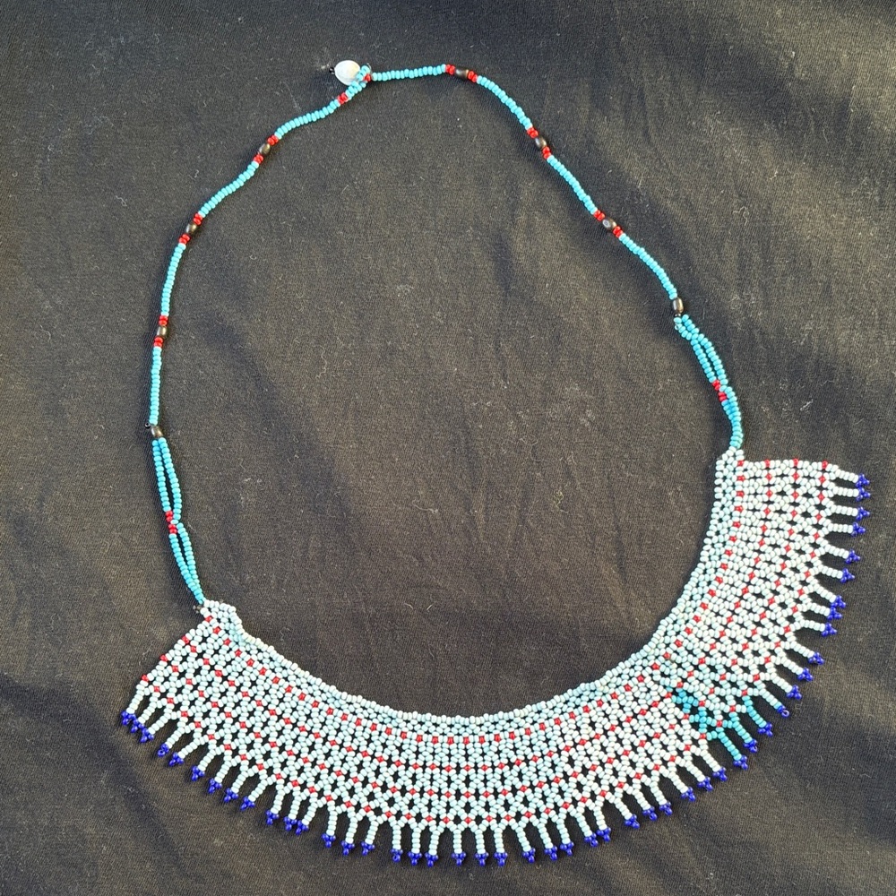 Festival-ready Native American beadwork necklaces from the Southwest